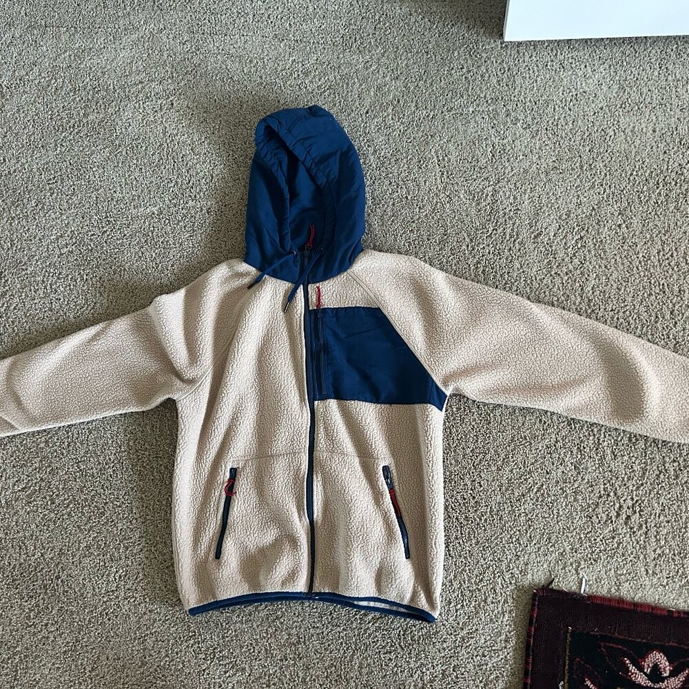 Medium Vintage Sherpa Hoodie from JCrew